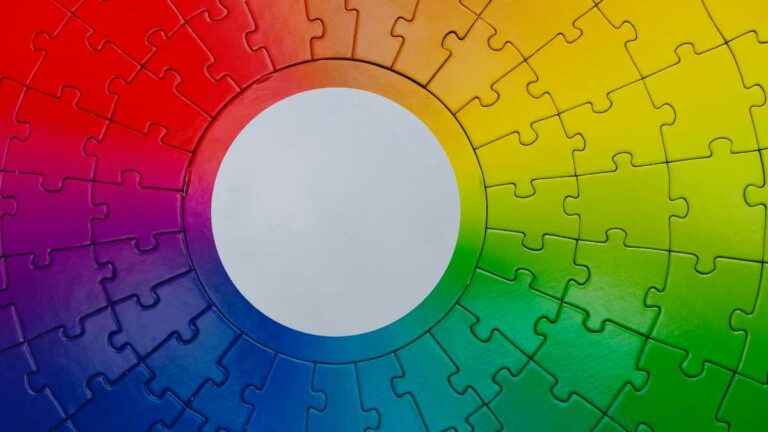 cores análogas e complementares