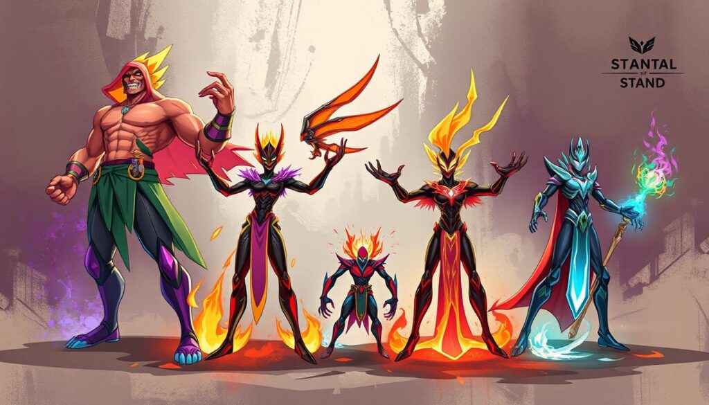 Tipos de Stands e suas características